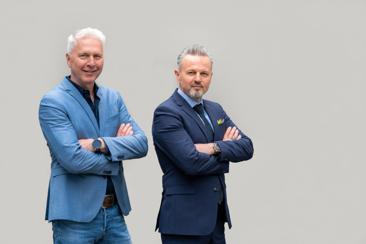 Die Köpfe hinter Kurve kriegen: Wolfgang Wendelmann und Jörg K. Unkrig.