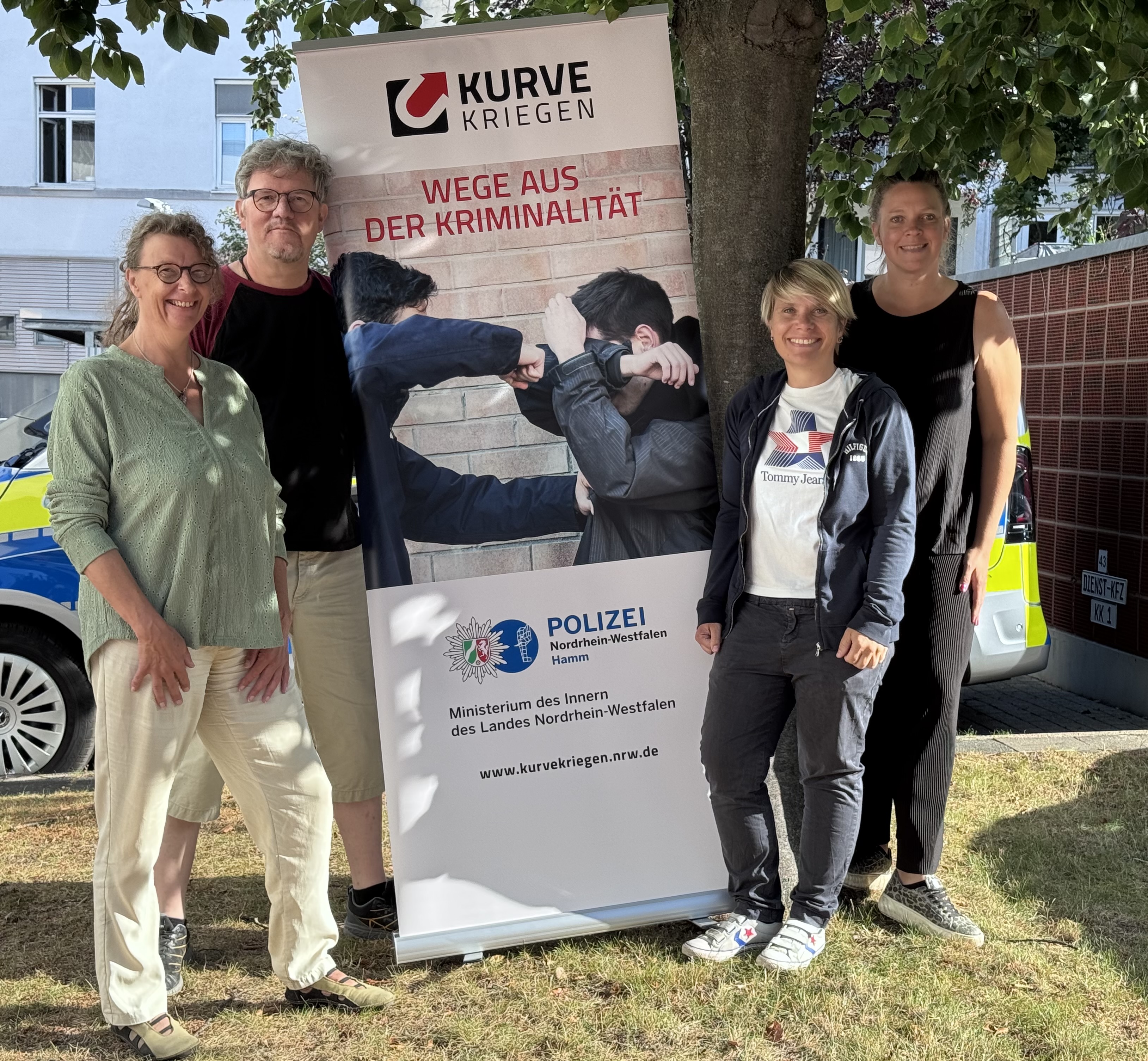 Das „Kurve kriegen“-Team Hamm.